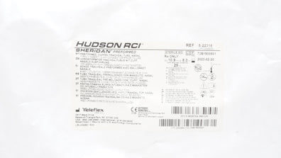 Teleflex 5-22316 HUDSON RCI Nasal Cuffed Tracheal Tube 10.9OD x 8.0ID x 29mm (x)
